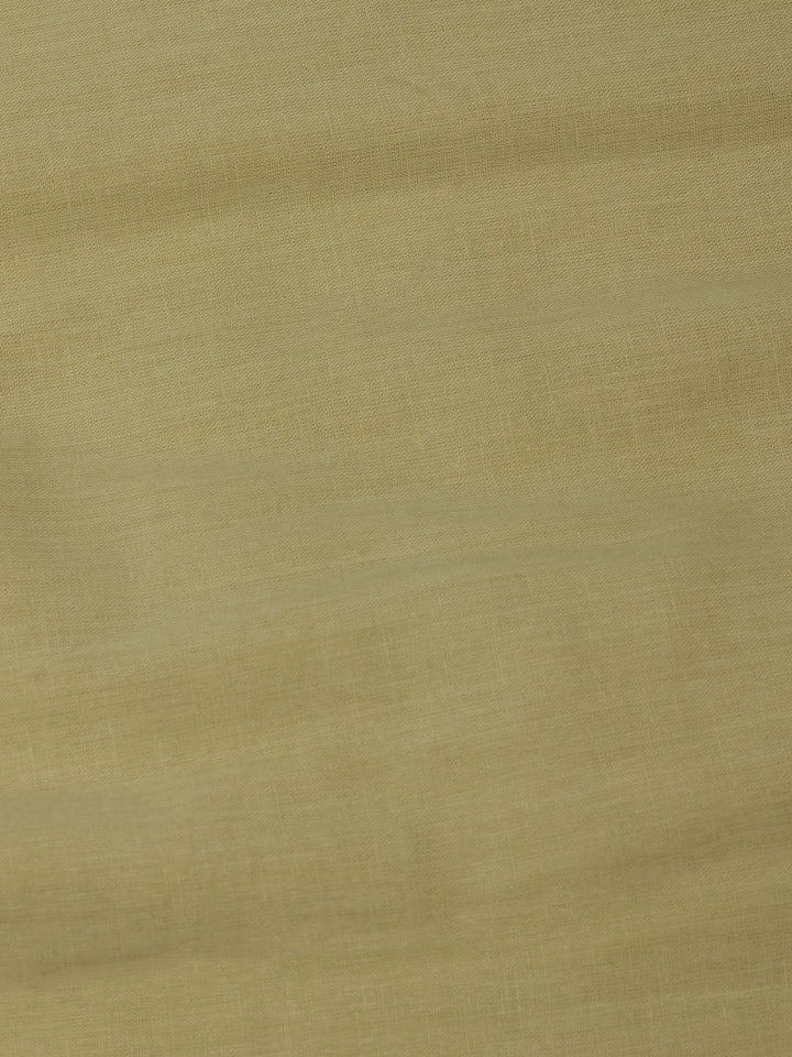 Embroidered Cotton Unstitched Suit With Pant &amp; Dupatta
