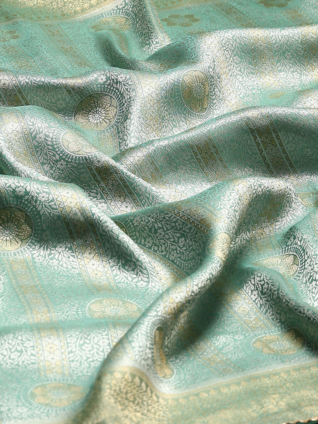Embroidered Dola Silk Saree