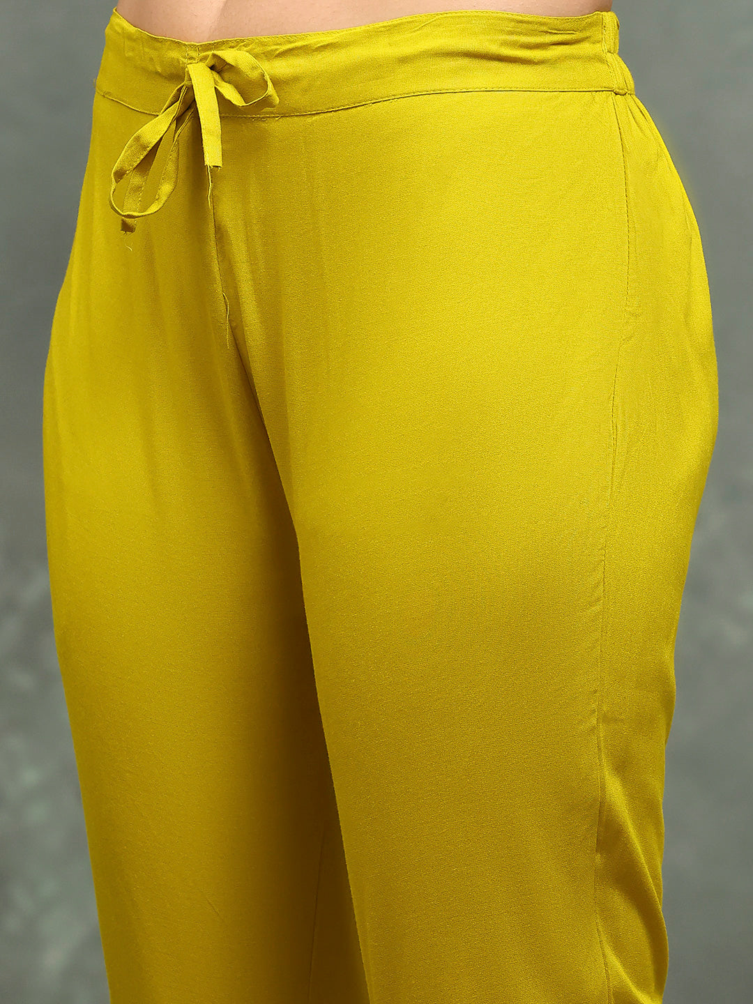 Printed Cotton Blend Kurta With Pants &amp; Dupatta