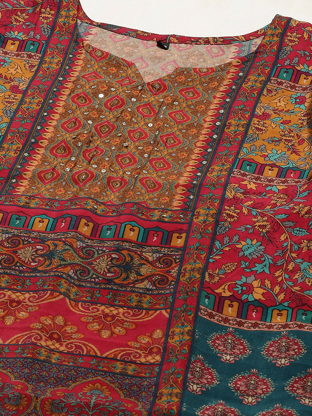 Digital Print Muslin Kurta With Pant &amp; Dupatta