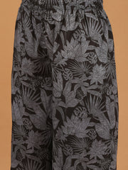 Printed Cotton Kurta With Palazzo