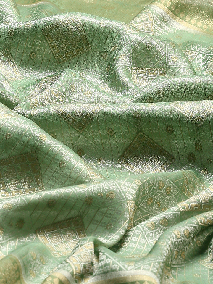 Embroidered Dola Silk Saree