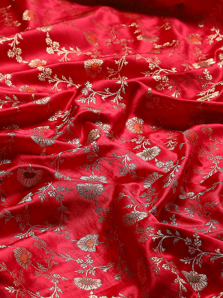Woven Design Satin Saree