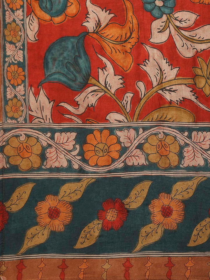Printed Muslin Kurta With Pant &amp; Dupatta