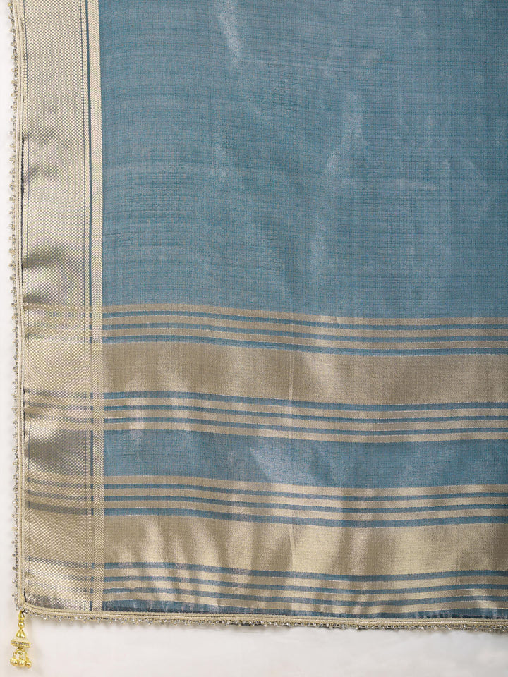 Woven Design Linen Blend Saree