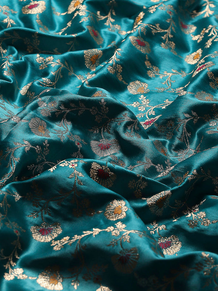 Woven Design Satin Saree