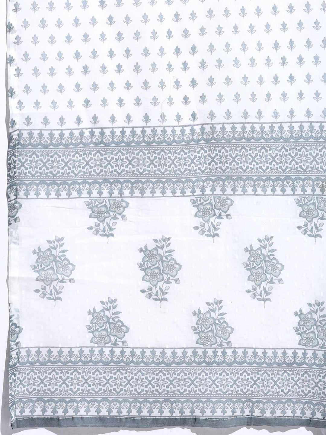 Printed Cotton Blend Kurta With Pant &amp; Dupatta