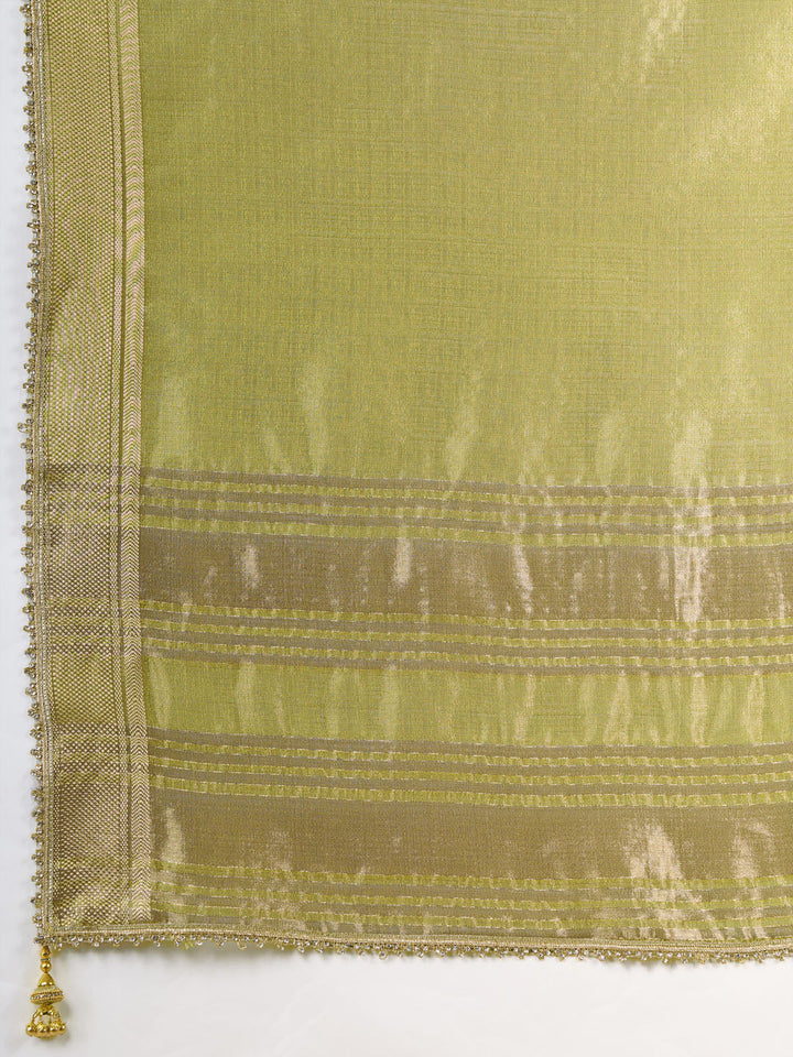 Woven Design Linen Blend Saree