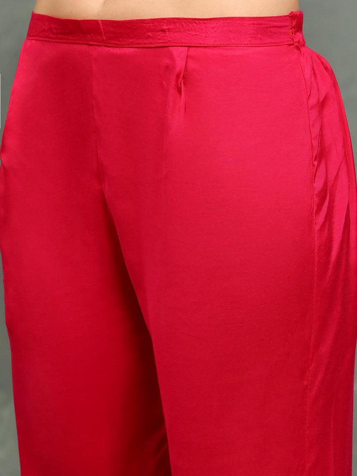 Printed Crepe Kurta With pants