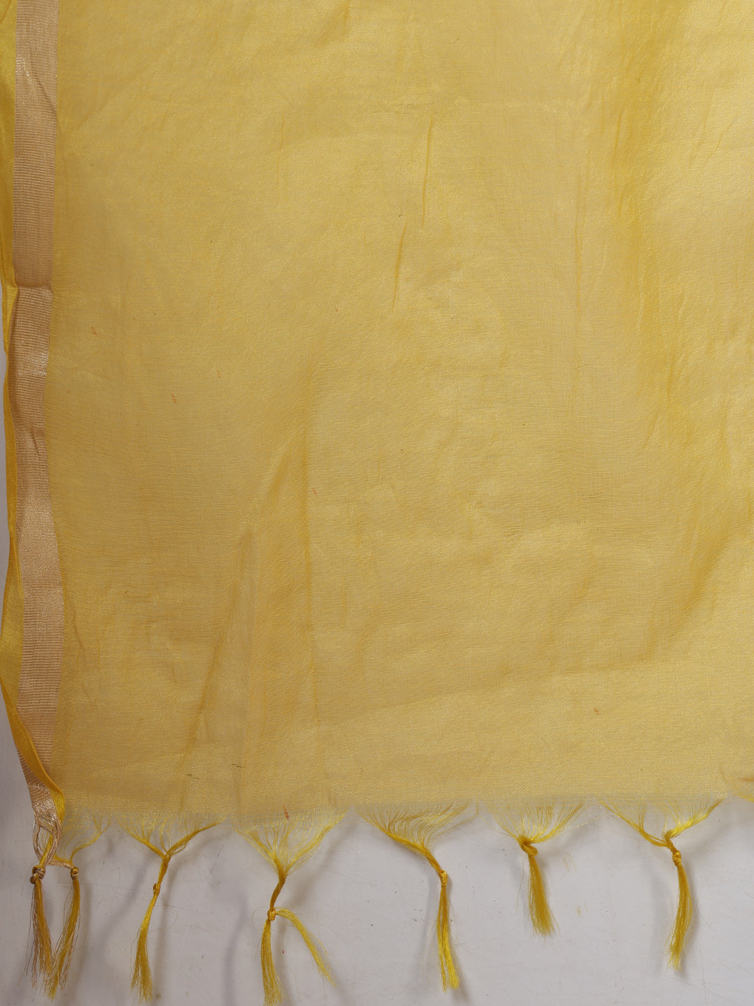 Embroidered Chanderi Kurta With Pant &amp; Dupatta