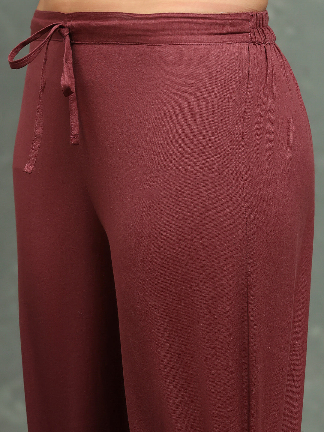 Printed Cotton Blend Kurta With Pants &amp; Dupatta