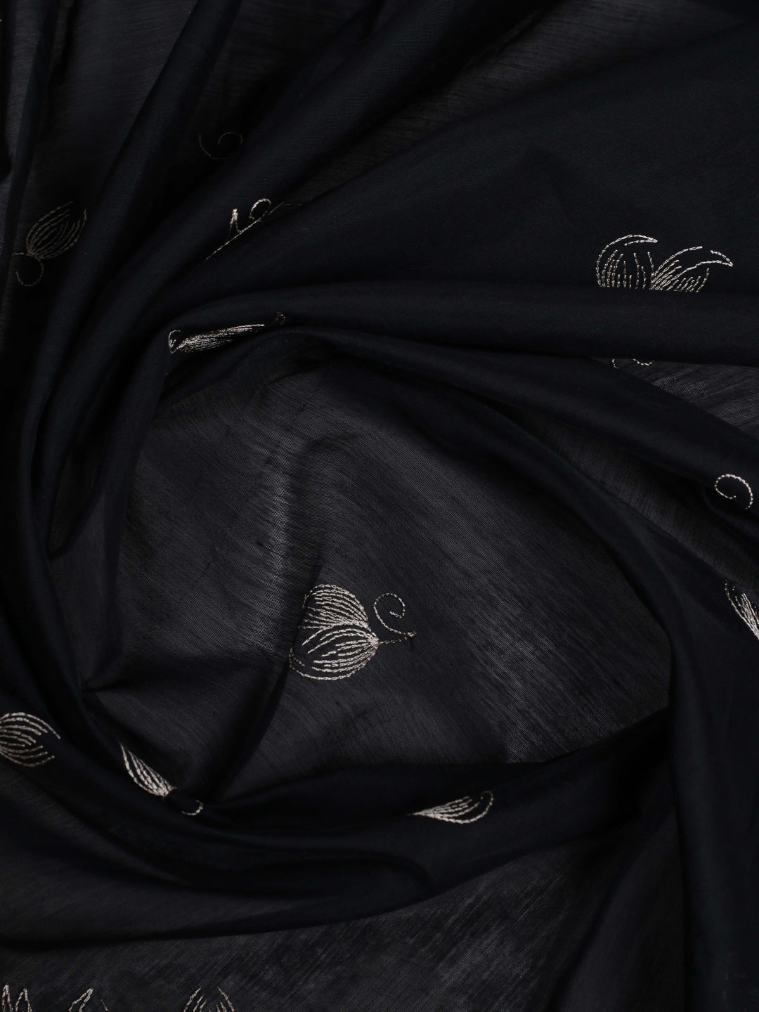 Embroidered Chanderi Kurta With Pant &amp; Dupatta