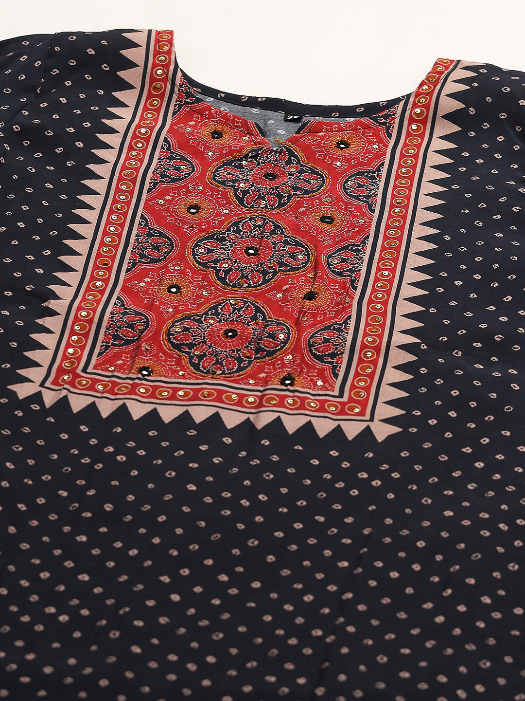 Printed Muslin Kurta With Pants & Dupatta