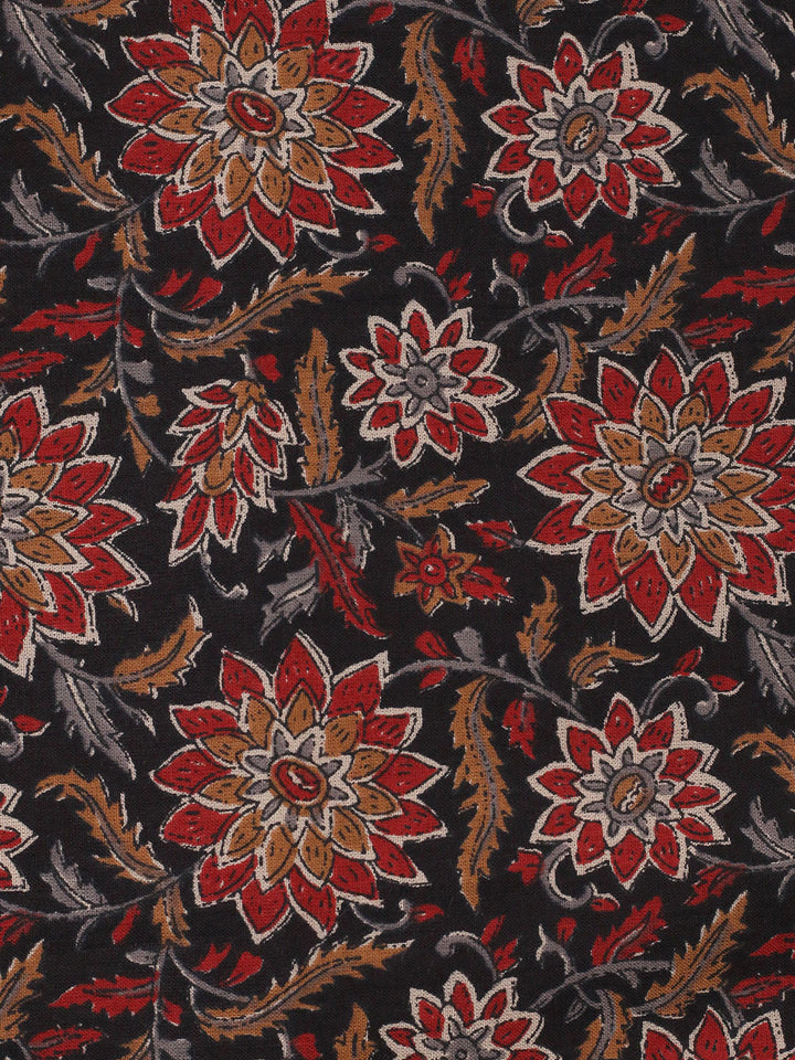 Embroidered Cotton Unstitched Suit With Pant &amp; Dupatta