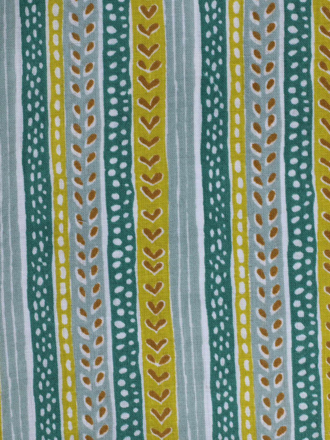Printed Cotton Blend Unstitched Suit With Pant &amp; Dupatta
