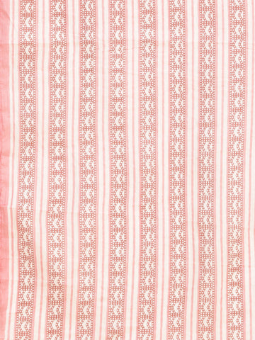 Floral A-Line Printed Cotton Kurta With Pants & Dupatta