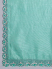 Stone Embroidery Tissue Saree