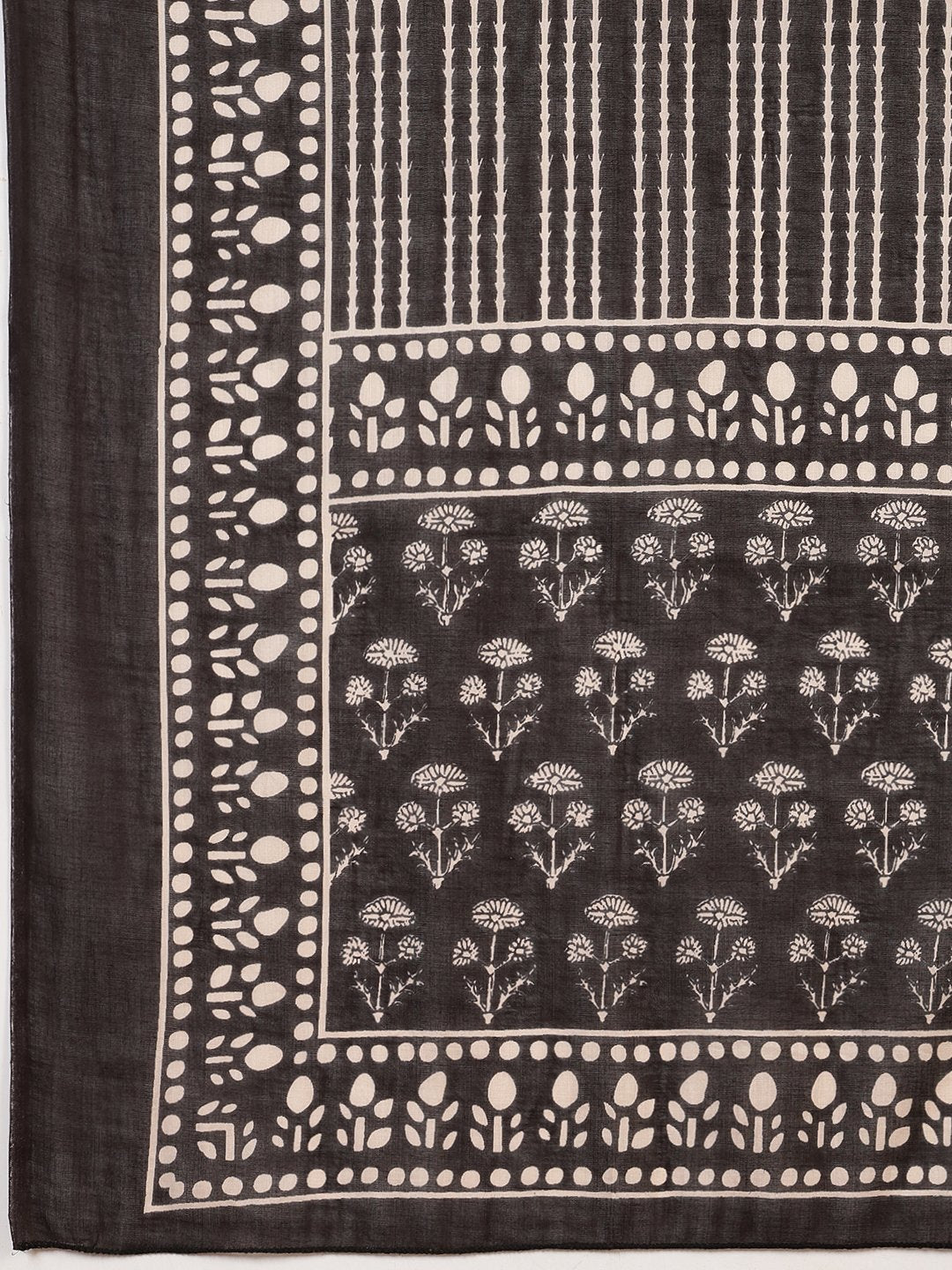 Printed Cotton Blend Kurta With Pant &amp; Dupatta