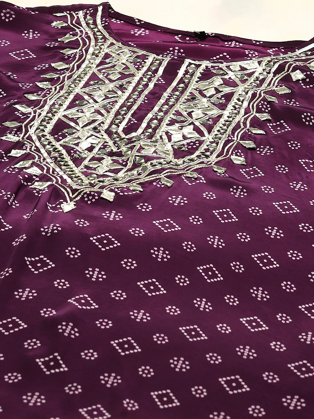 Printed Crepe Kurta With pants