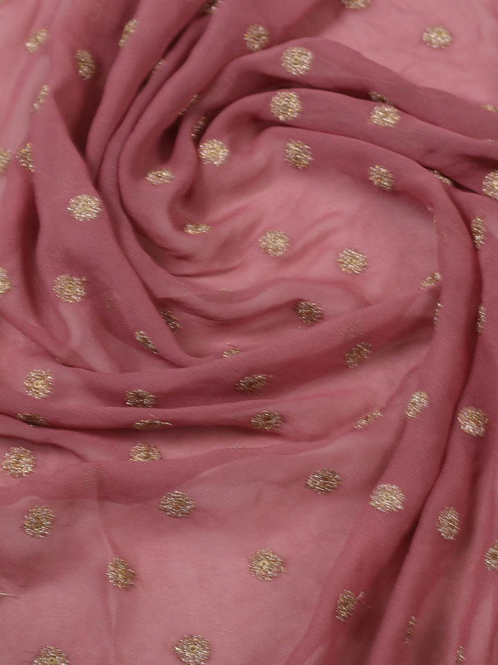 Embroidered Georgette Kurta With Pant &amp; Dupatta