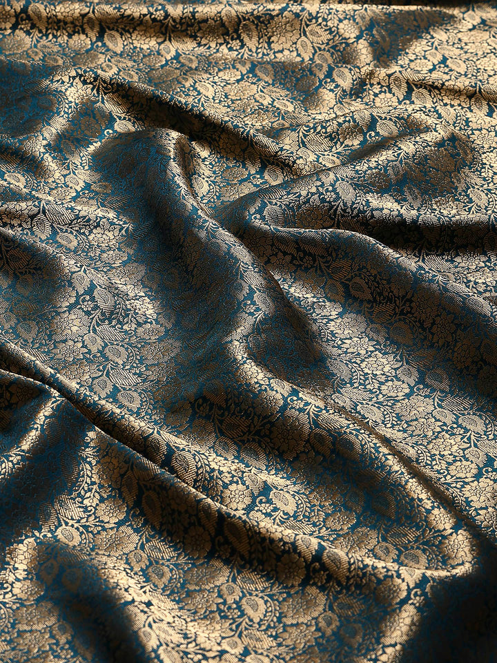 Embroidered Dola Silk Saree