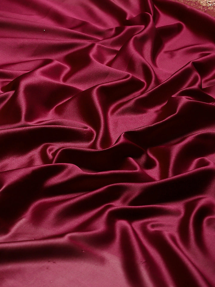 Woven Design Satin Saree