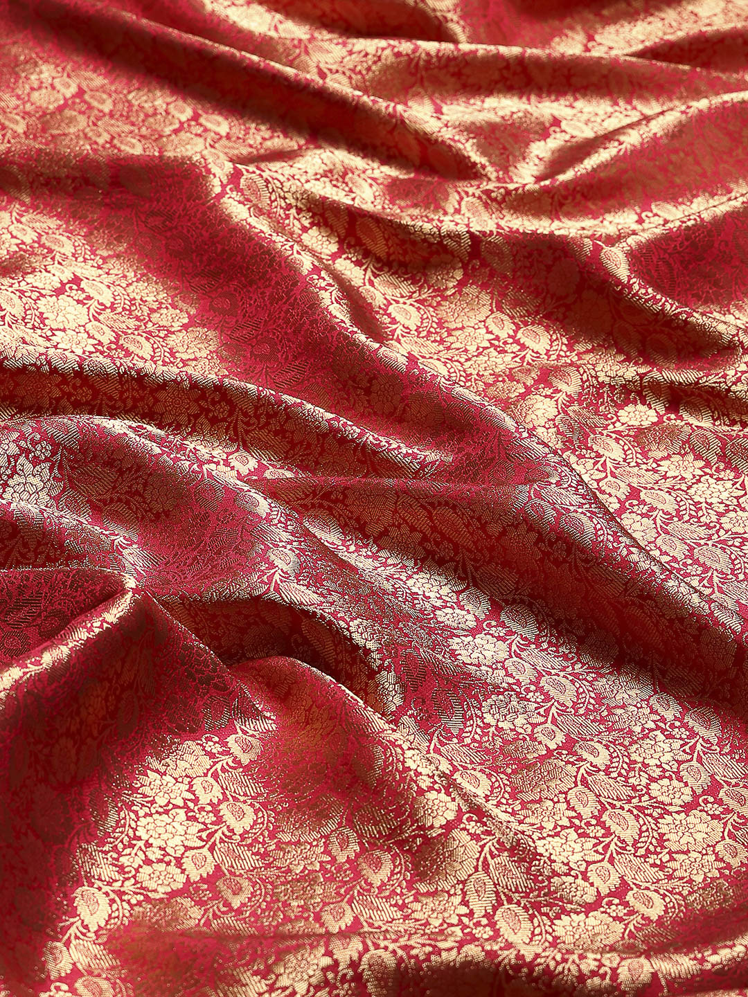 Embroidered Dola Silk Saree