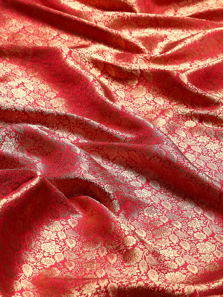 Embroidered Dola Silk Saree