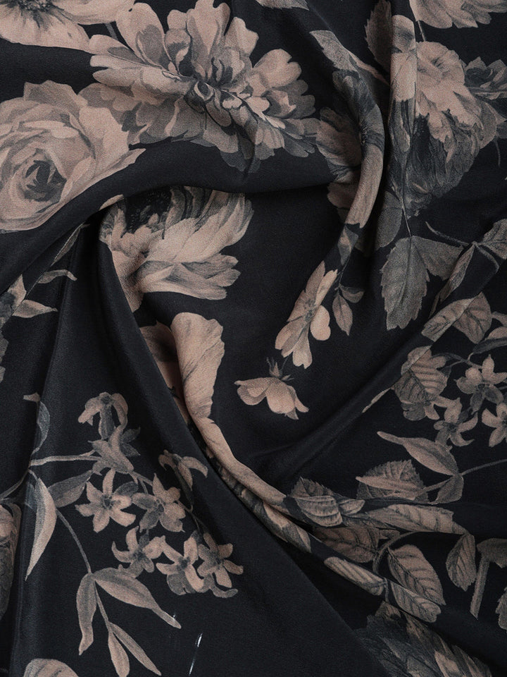 Digital Print Chiffon Saree