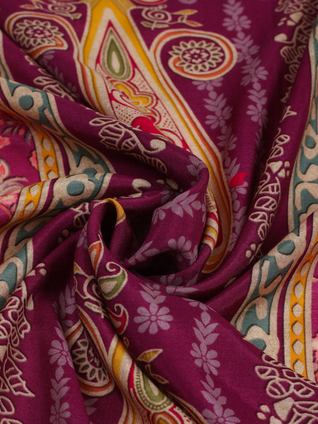 Sequins Embroidery Muslin Kurta With Pants &amp; Dupatta
