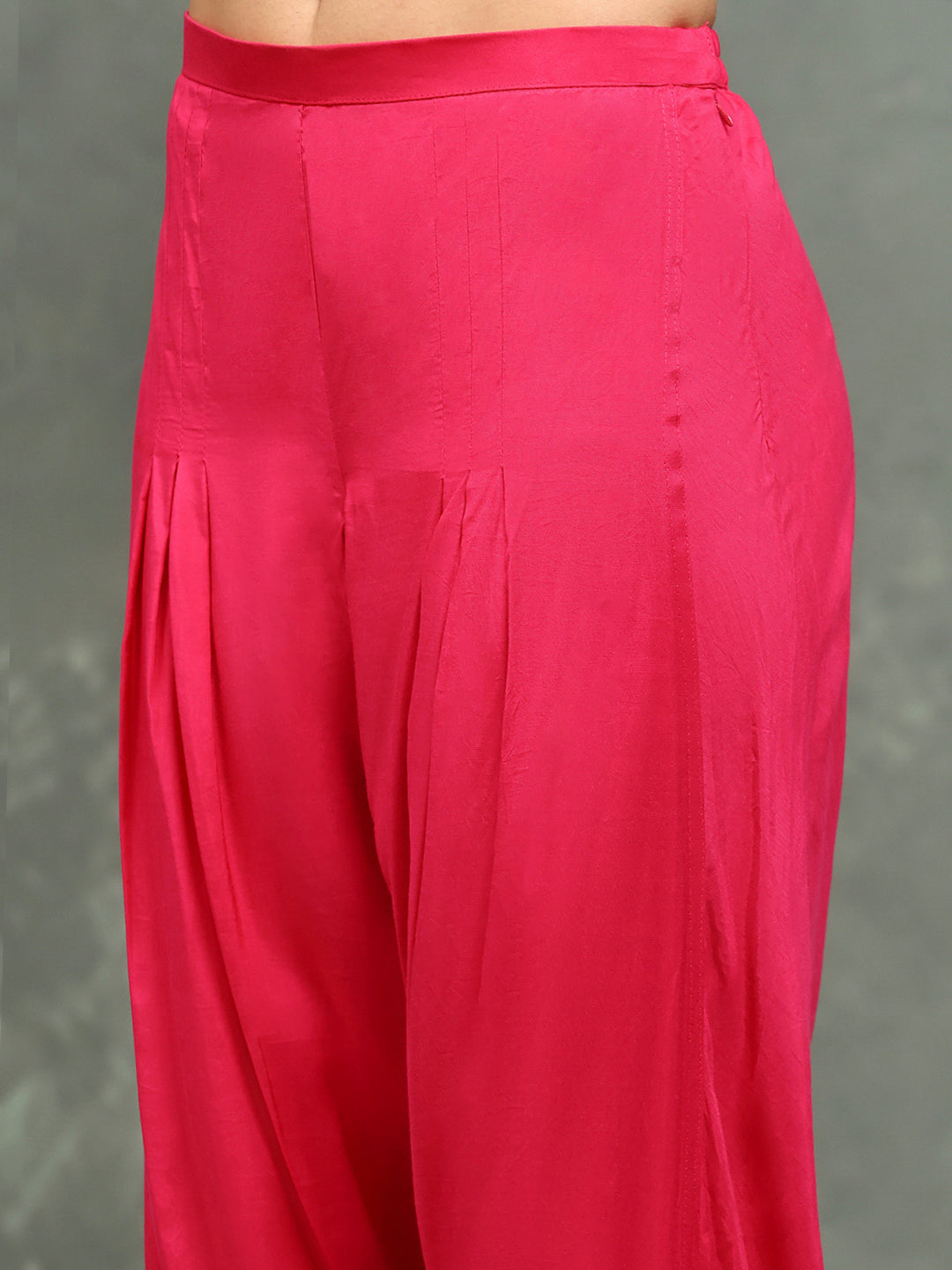 Printed Chinon Kurta With pants