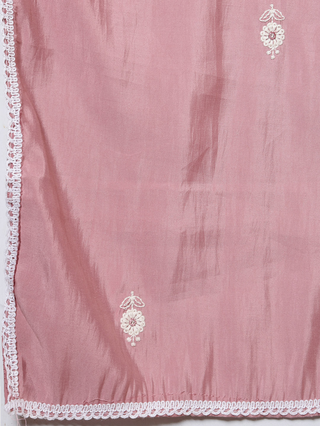 Printed Cotton Blend Kurta With Pants &amp; Dupatta