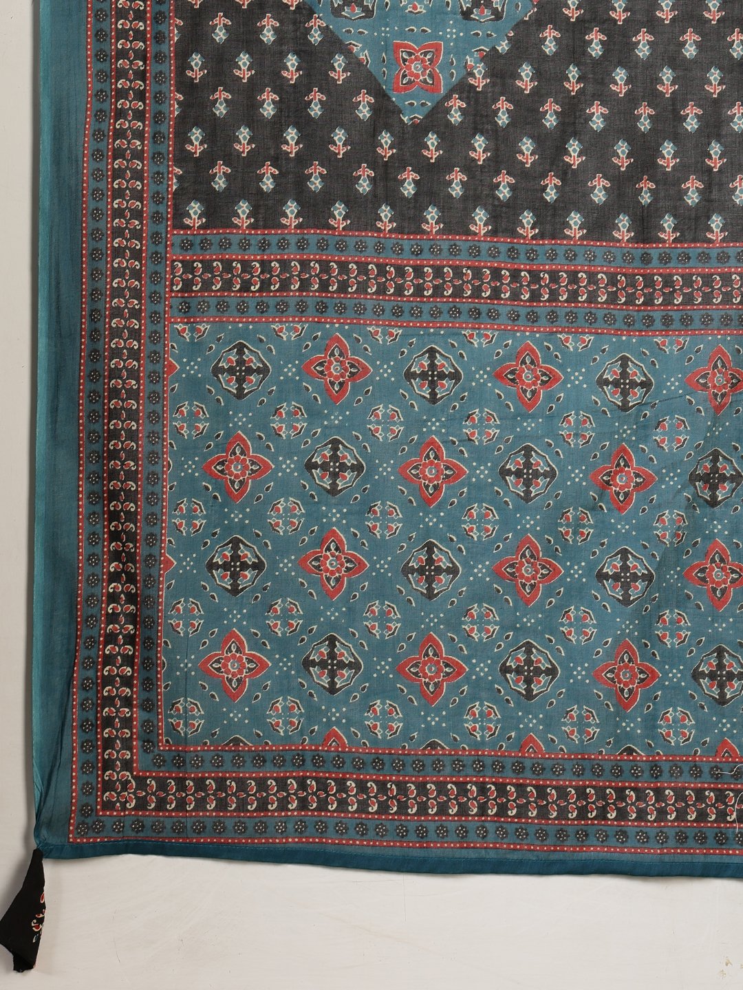 Printed Cotton Blend Kurta With Pant &amp; Dupatta