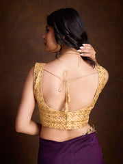 Stone Embroidery Tissue Saree