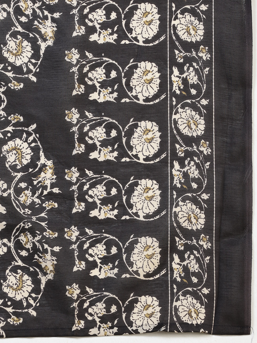 Printed Cotton Blend Kurta With Pants & Dupatta