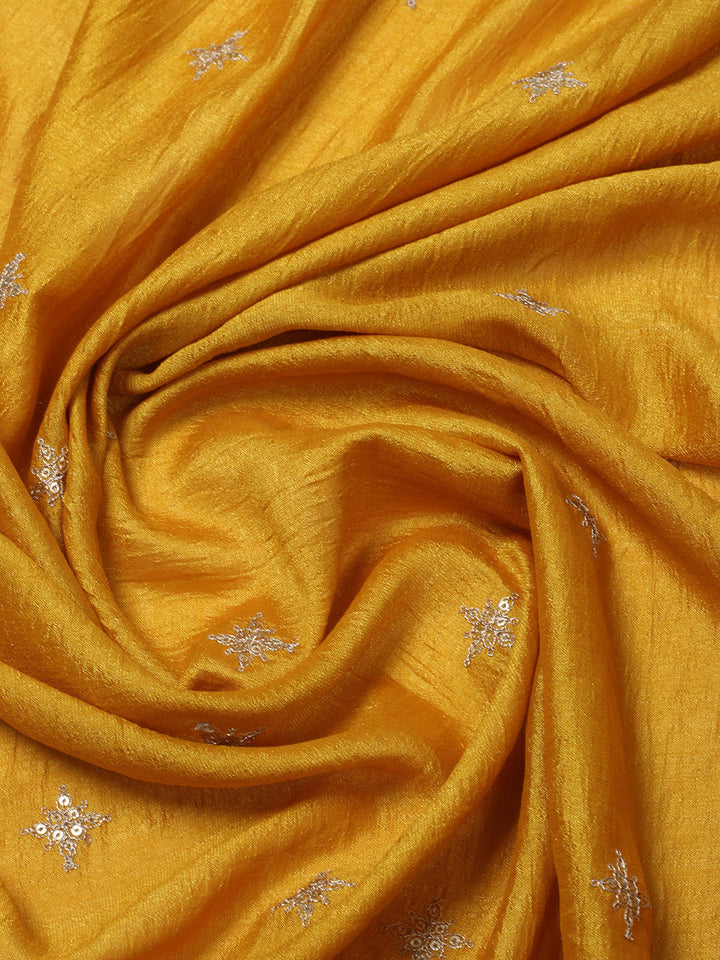 Embelished Art Silk Stitched Kurta With Pant &amp; Dupatta