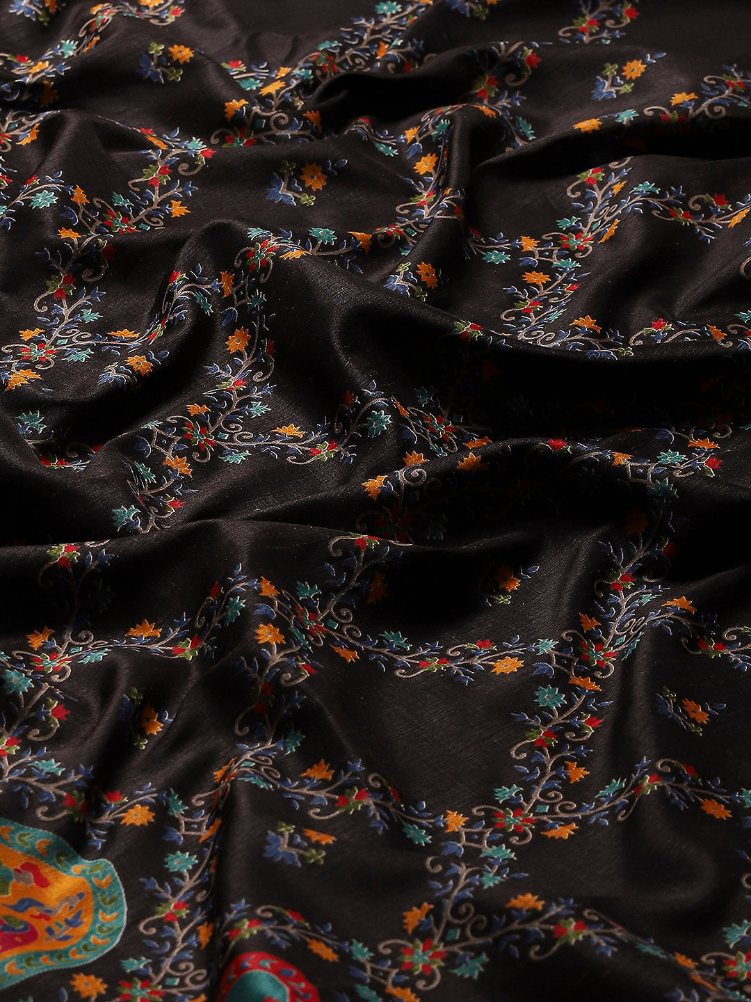 Digital Printed Art Silk Saree