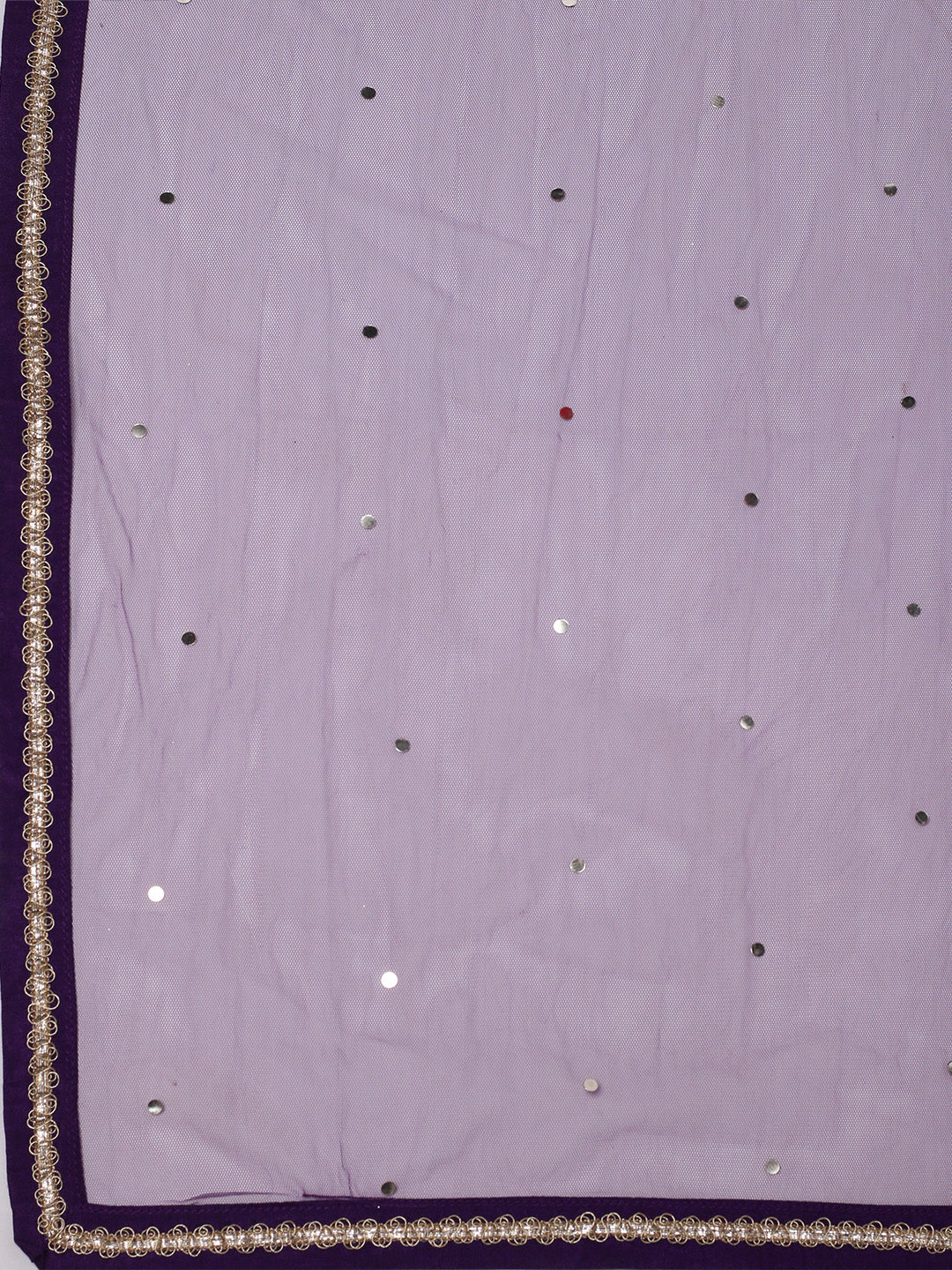 Zari Embroidered Chinon Kurti With Lehenga & Dupatta