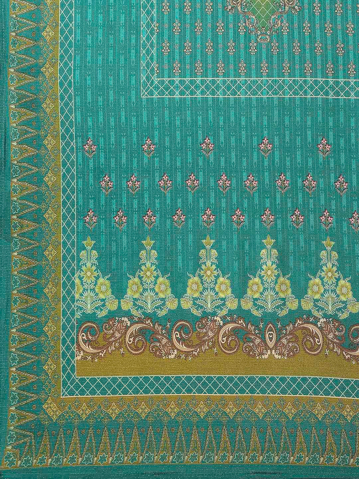 Embroidered Muslin Kurta With Pant &amp; Dupatta