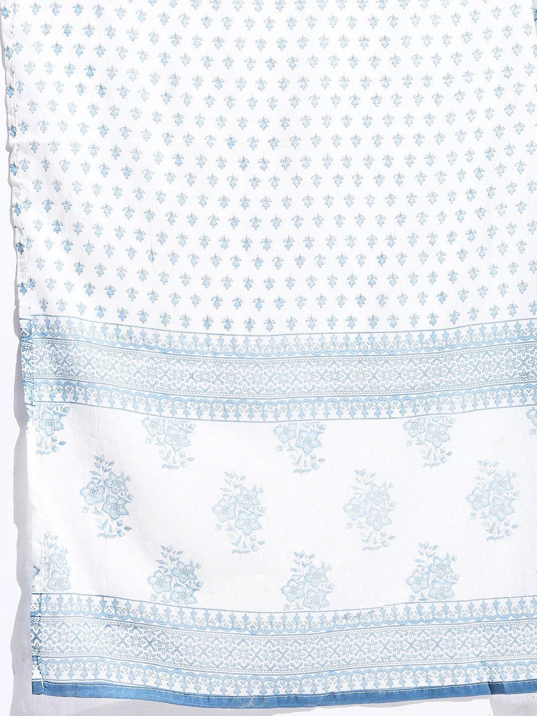 Printed Cotton Blend Kurta With Pant &amp; Dupatta