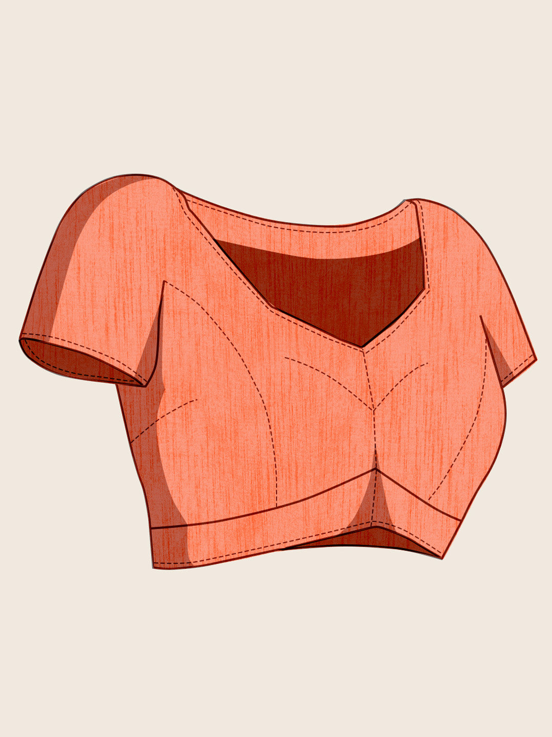Embroidered Chinon Saree