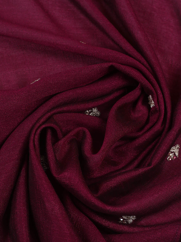 Embroidered Art Silk Kurta With Pant &amp; Dupatta