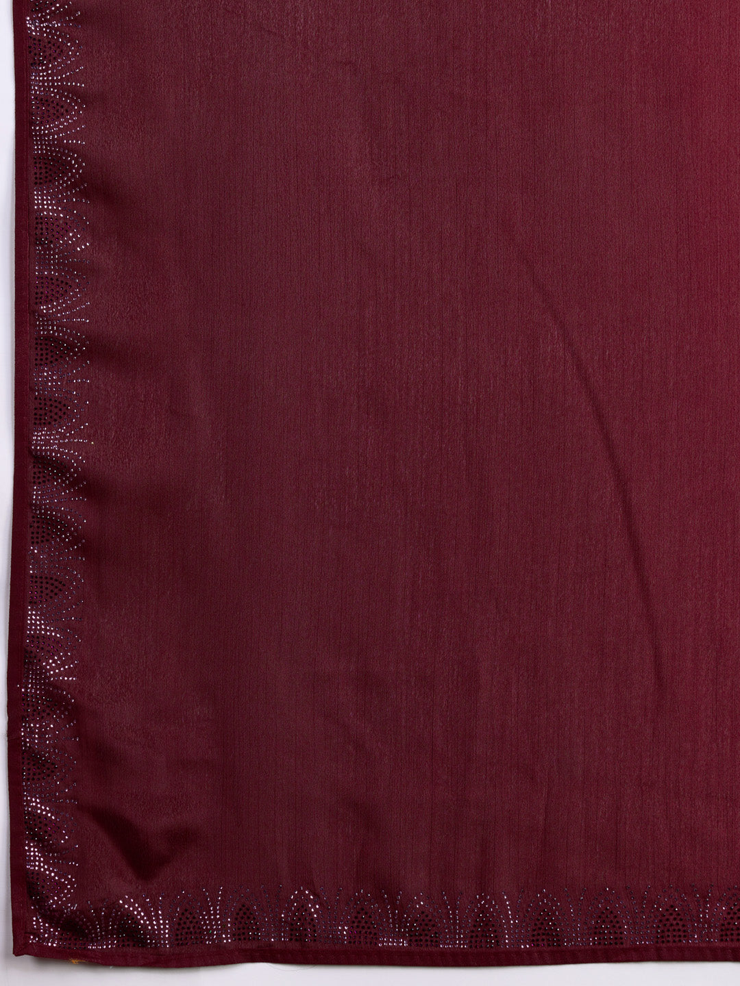 Embroidered Chinon Saree