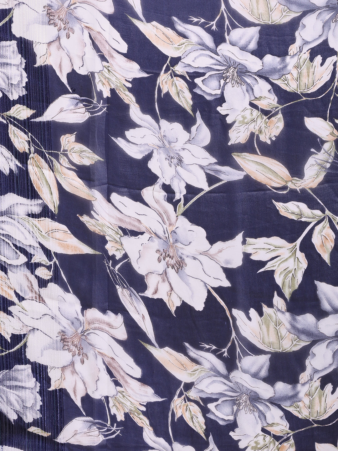Floral Printed Georgette Saree