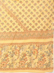 Block Print Cotton Suit Set With Dupatta