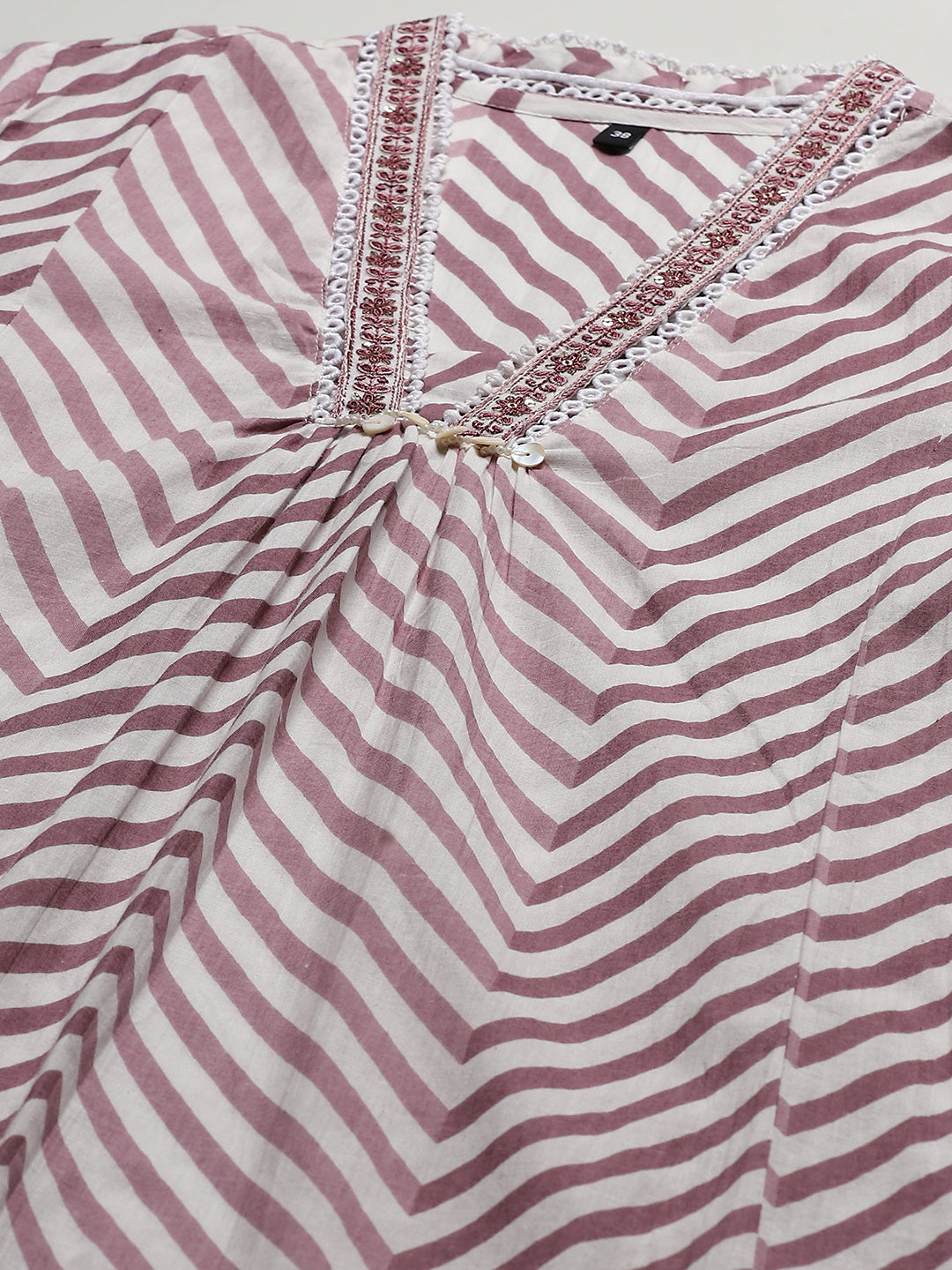 Printed Cotton Blend Kurta With Pants & Dupatta