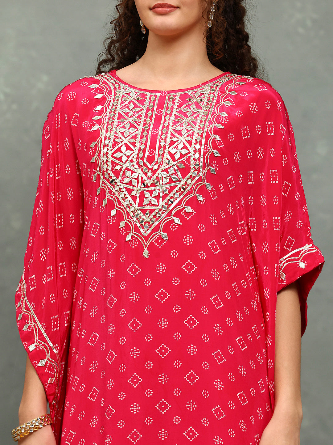 Printed Crepe Kurta With pants