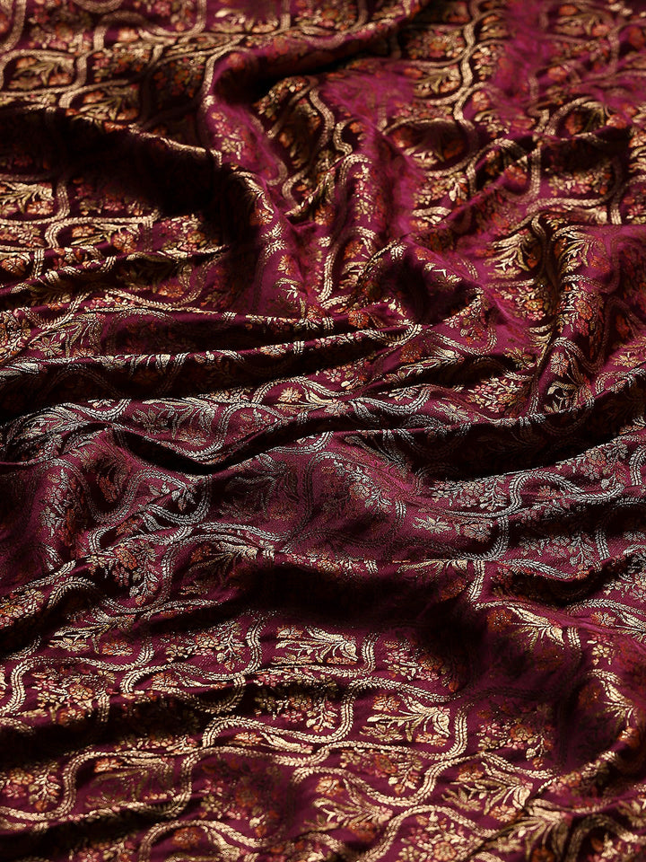 Woven Design Satin Saree