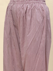Neck Embroidered Cotton Kurta With Pants