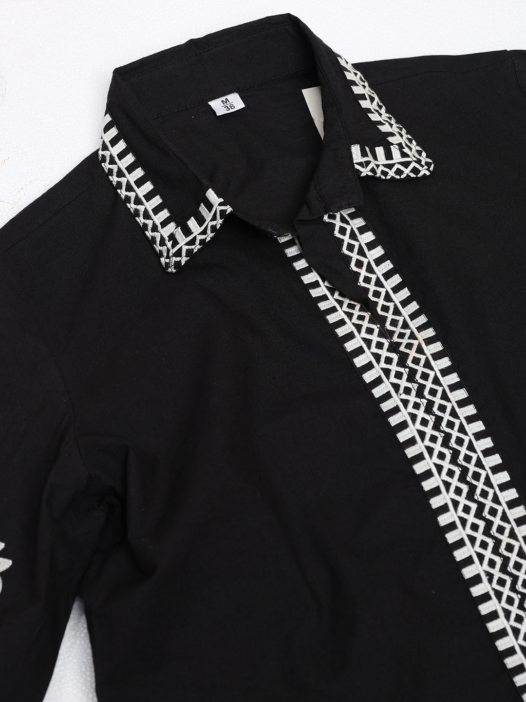 Printed Cotton Blend Kurta With Palazzo